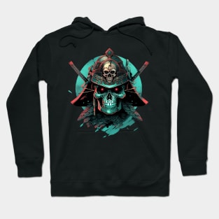 samurai skull Hoodie